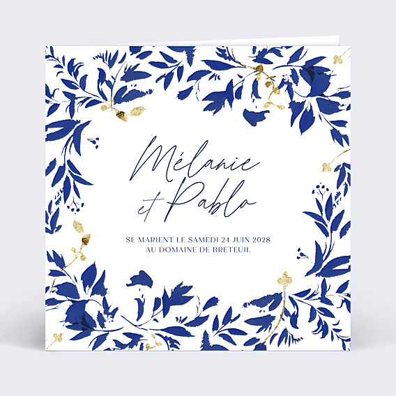 Faire-part Esprit Azulejos